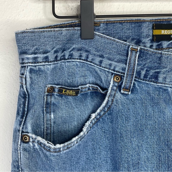 Lee 32x32 Regular Fit Straight Leg Jeans - Picture 9 of 10